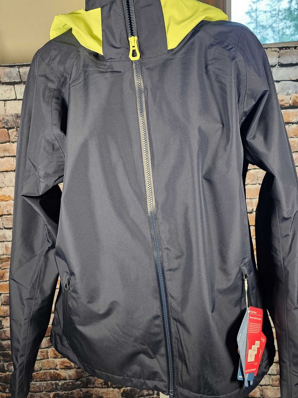 Helly Hansen Helly Tech Performance Waterproof Sailing Jacket XL NWT Navy Lime
